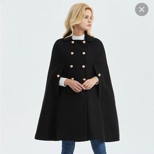 cloak sleeve cape overcoat, Talbots petites